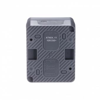 Выключатель 1-кл 10А О/У Антрацит AtlasDesign Profi54