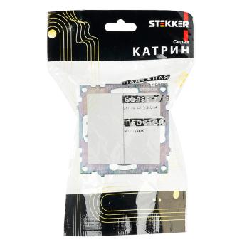 Выключатель 2-кл 10А С/У Белый Катрин