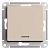 Выключатель 1-кл 10А С/У с индикатором Песочный AtlasDesign