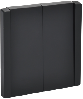 Переключатель 2-кл 10А С/У перекрестный Черный Forte&Piano