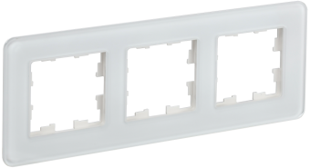 Рамка 3-я Стекло Белый Brite