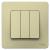 Выключатель 3-кл 10А С/У Бежевый Blanca