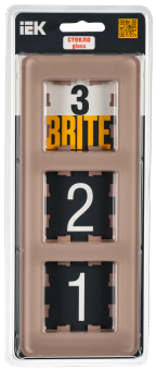 Рамка 3-я Стекло Дымчатый Brite