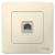 Розетка RJ11 С/У Молочный Blanca