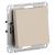 Переключатель 1-кл 10А С/У Песочный AtlasDesign