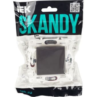 Переключатель 1-кл 10А С/У перекрестный Титан Skandy