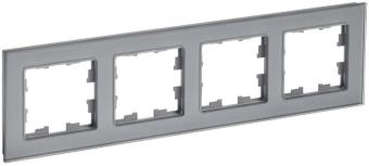 Рамка 4-я Стекло Серый Brite