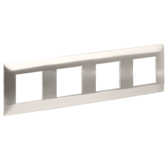 Рамка 4-я Металл Никель Skandy