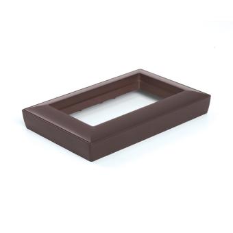 Рамка  2-я без перемычки Шоколад Катрин