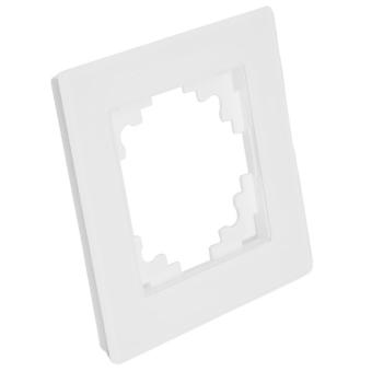 Рамка 1-я стекло Белый матовый Катрин