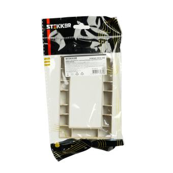 Рамка  2-я без перемычки Золото Катрин