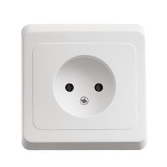 Розетка 1-м 16А С/У Белый Etude
