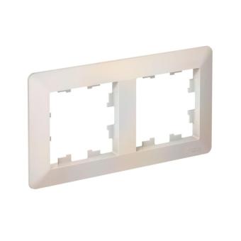 Рамка 2-я, Жемчуг/дымчатый белый AtlasDesign Air Systeme Electric