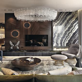 Переключатель 1-кл 10А С/У Шоколад Катрин