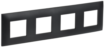Рамка 4-я черный Skandy