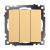 Выключатель 3-кл 10А С/У Золото Катрин