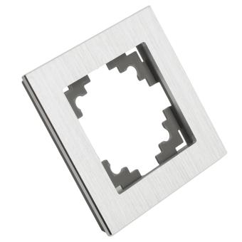 Рамка 1-я металл Серебро Катрин