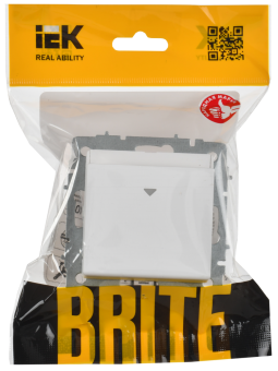 Выключатель карточный 30А С/У Арктический Белый Brite