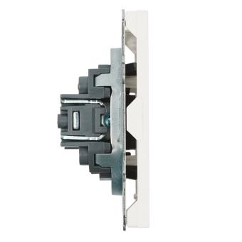 Заглушка Белый фарфор Эмили