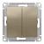 Переключатель 2-кл 10А C/У перекрестный Шампань AtlasDesign