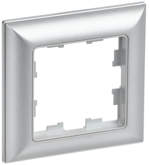 Рамка 1-я Алюминий/Алюминий Brite