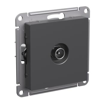 Розетка TV антенна С/У проходная Базальт AtlasDesign