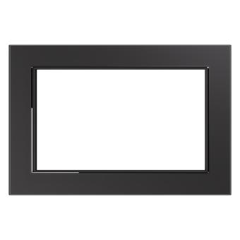 Рамка  2-я без перемычки стекло Графит Катрин