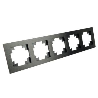 Рамка 5-я металл Черный Катрин