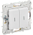 Выключатель 2-кл 10А С/У с индикатором Арктический белый Skandy