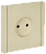 Розетка 1-м 10А С/У со шторками винтовое крепление Ваниль Forte&Piano