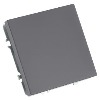 Выключатель 1-кл 10А С/У Платиново-серый Эмили