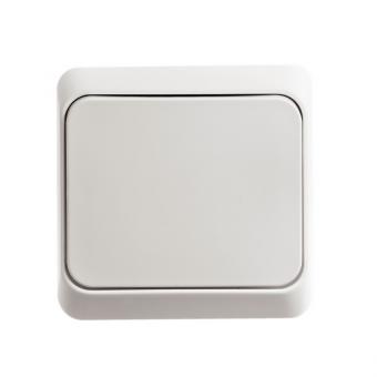 Выключатель 1-кл 10А О/У Белый Etude