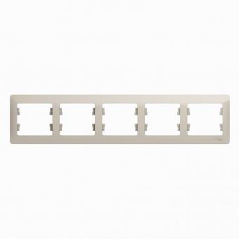 Рамка 5-я горизонтальная Молочный Glossa