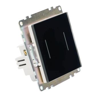 Выключатель 2-кл 5А С/У сенсорный Черный Катрин