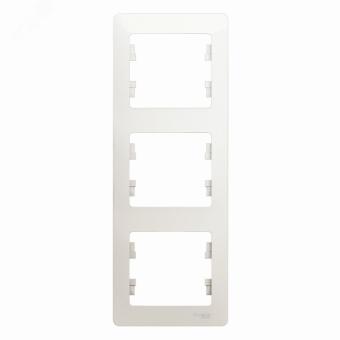 Рамка 3-я вертикальная Перламутр Glossa