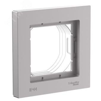 Рамка 1-я IP44 Алюминий AtlasDesign Aqua