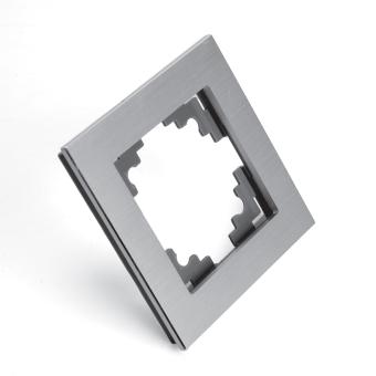 Рамка 1-я металл Серебро Катрин