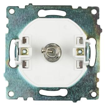 Розетка TV антенна С/У Белый Катрин