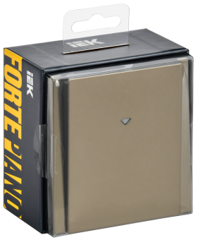 Выключатель карточный 30А С/У Металл Шампань Forte&Piano