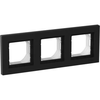 Рамка 3-я IP44 Карбон AtlasDesign Aqua