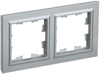 Рамка 2-я Алюминий Brite