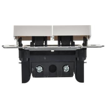 Выключатель 2-кл 10А С/У Белый Brite