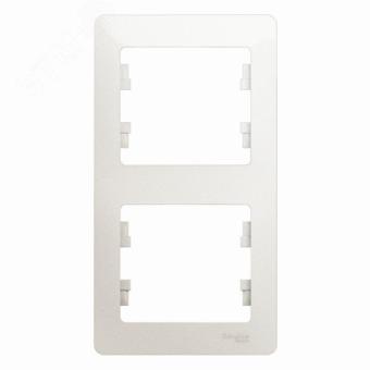 Рамка 2-я вертикальная Перламутр Glossa