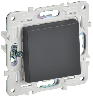 Выключатель 1-кл 10А С/У кнопочный Титан Skandy