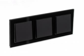 Рамка 3-я, Стекло Черный AtlasDesign Nature