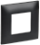 Рамка 1-м Черный Skandy