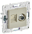 Розетка TV антенна + RJ45 кат.5E С/У Бежевый Skandy