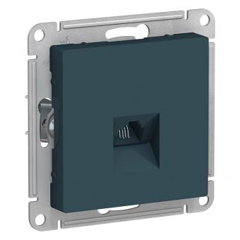 Розетка телефонная RJ11 С/У Изумруд AtlasDesign