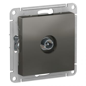 Розетка TV антенна С/У оконечная Сталь AtlasDesign