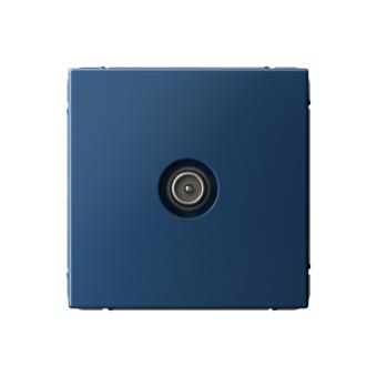 Розетка TV антенна С/У проходная Аквамарин ArtGallery